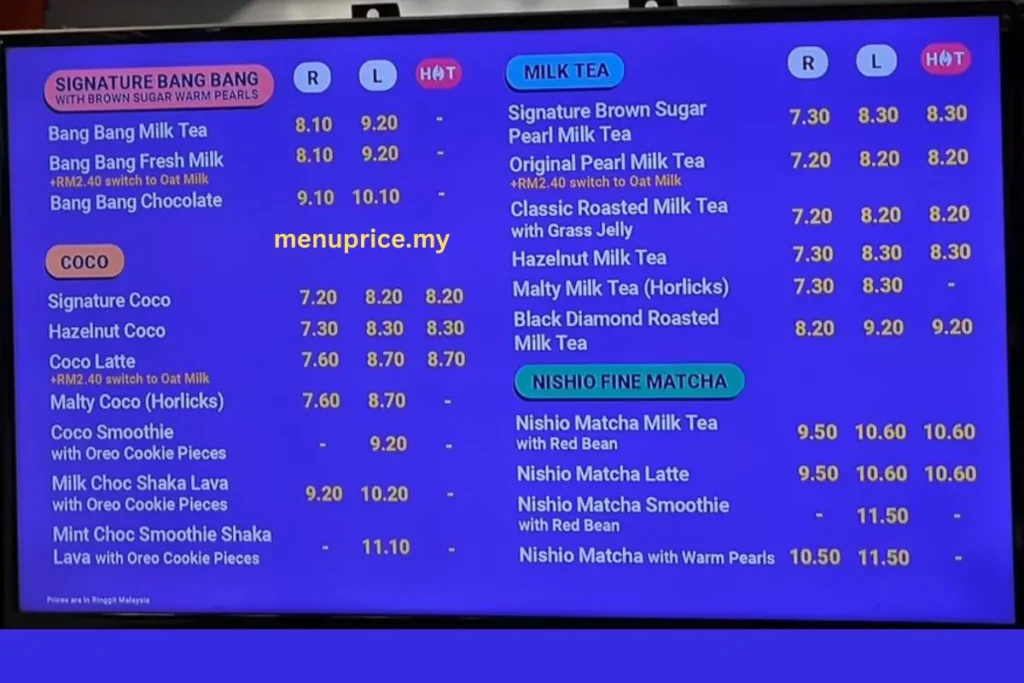 MENU PICTURES TEALIVE MALAYSIA 2023