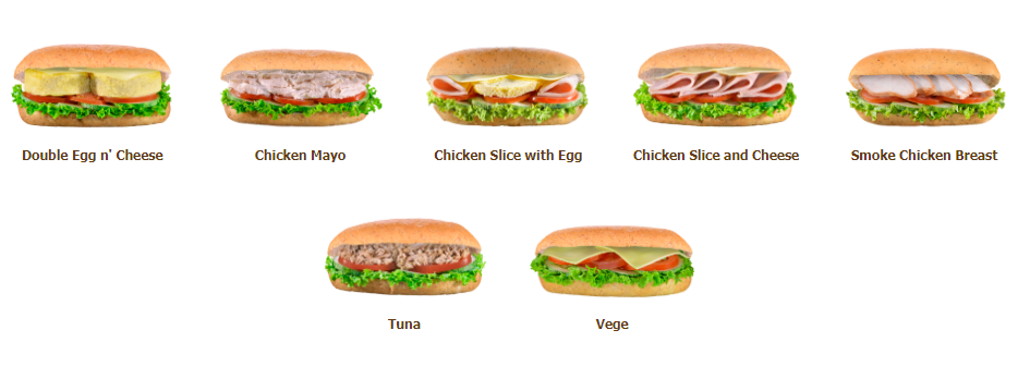 MENU DUNKIN’ DONUTS SANDWICHES & COMBOS PRICES
