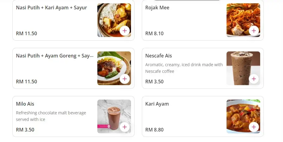 Kari Ayam Sempalit Malaysia Menu Prices