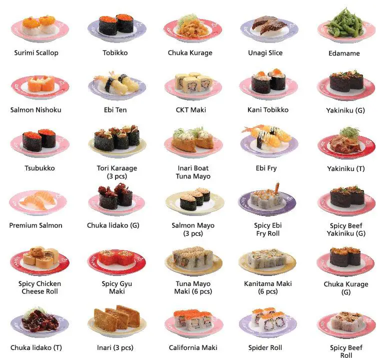Sushi King Menu prices