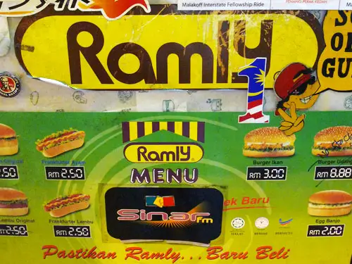 Ramly Burger Menu Malaysia Prices Updated 2023