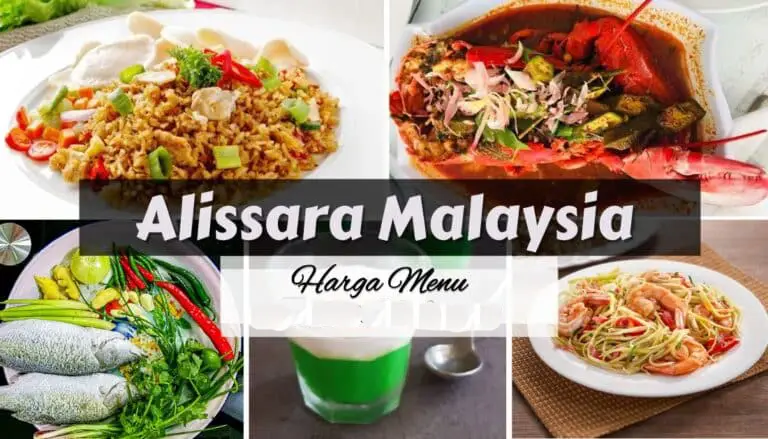 Alissara Menu Malaysia Prices Updated 2024