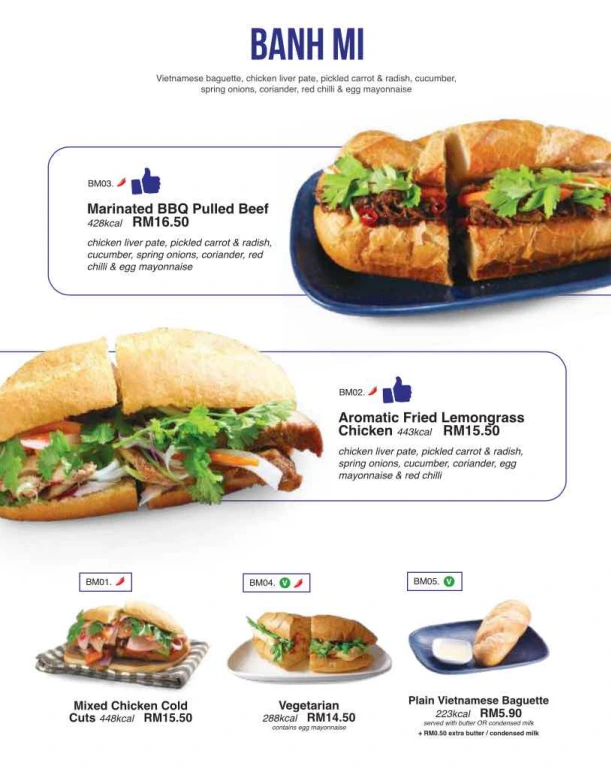 SUPER SAIGON BANH MI PRICES