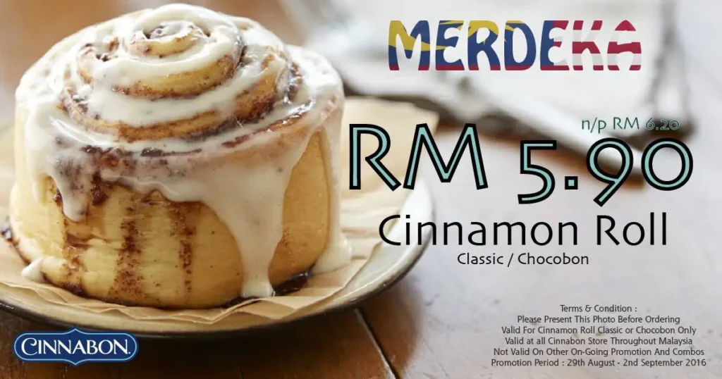 Cinnabon Malaysia Menu Prices
