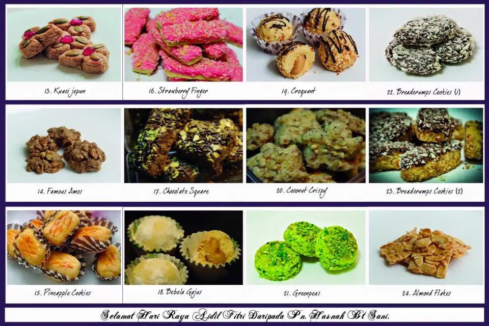 Hannah Cookies Malaysia Menu Prices