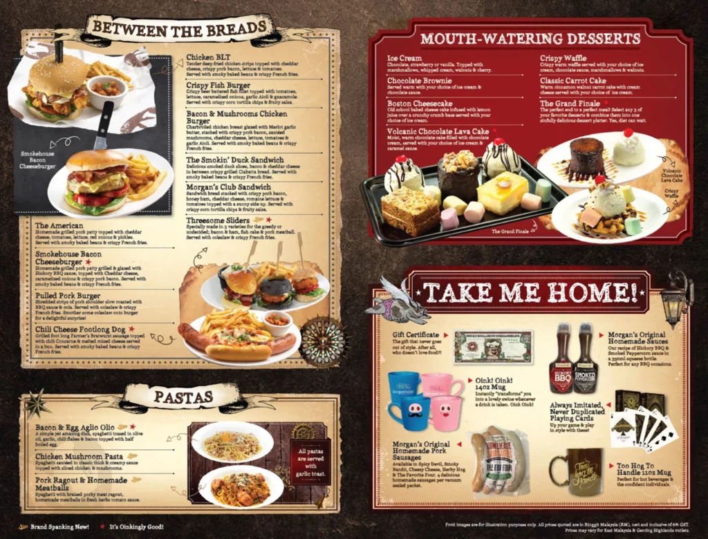 MENU MORGANFIELD’S SIDES PRICES