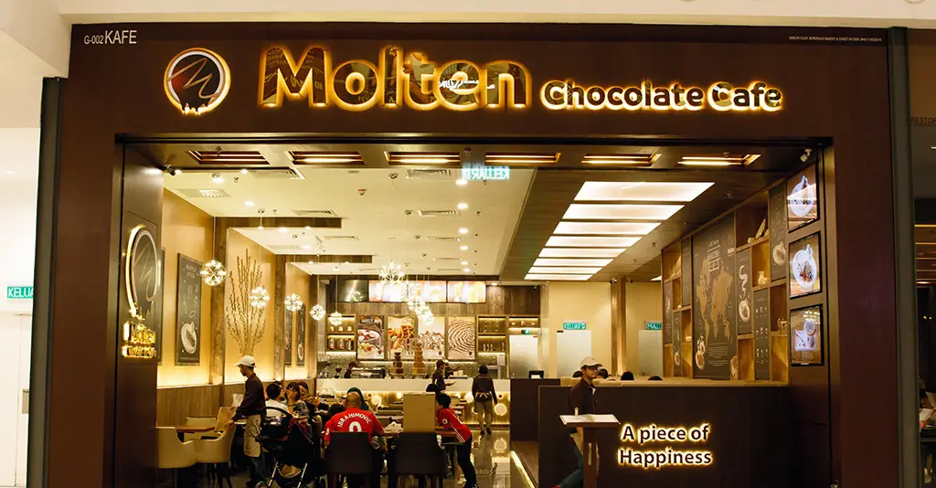 MOLTEN CHOCOLATE CAFE MALAYSIA MENU PRICES UPDATED 2024