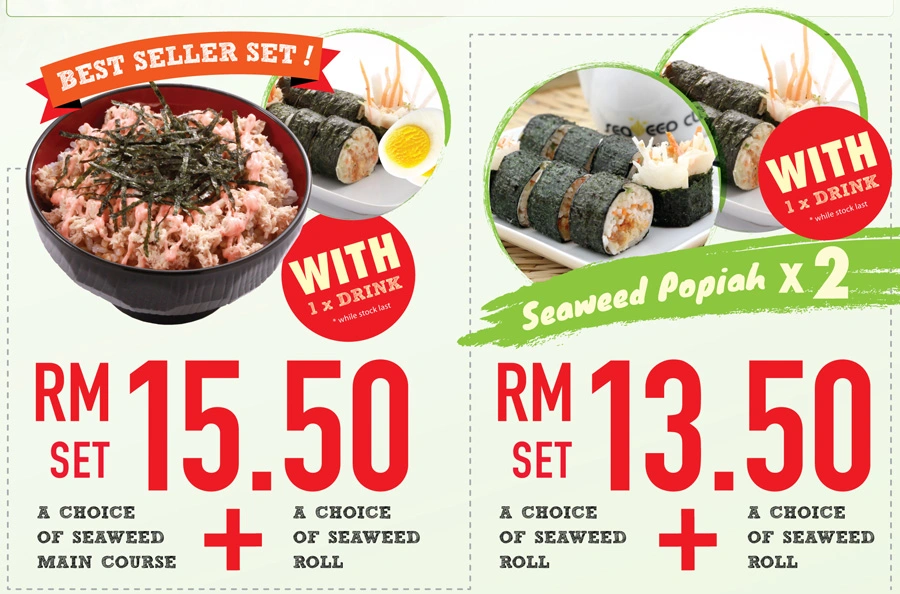 Seaweed Club Malaysia Menu Prices Updated 2024