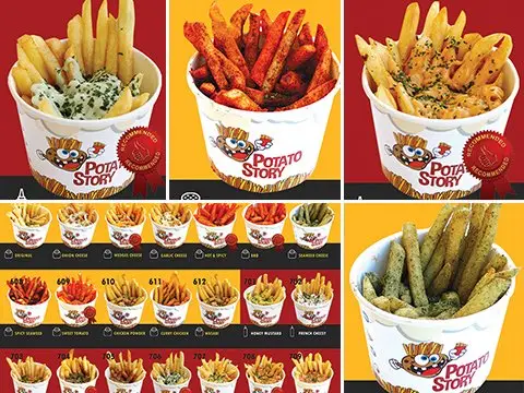 Potato Story Malaysia Menu Prices Updated 2024