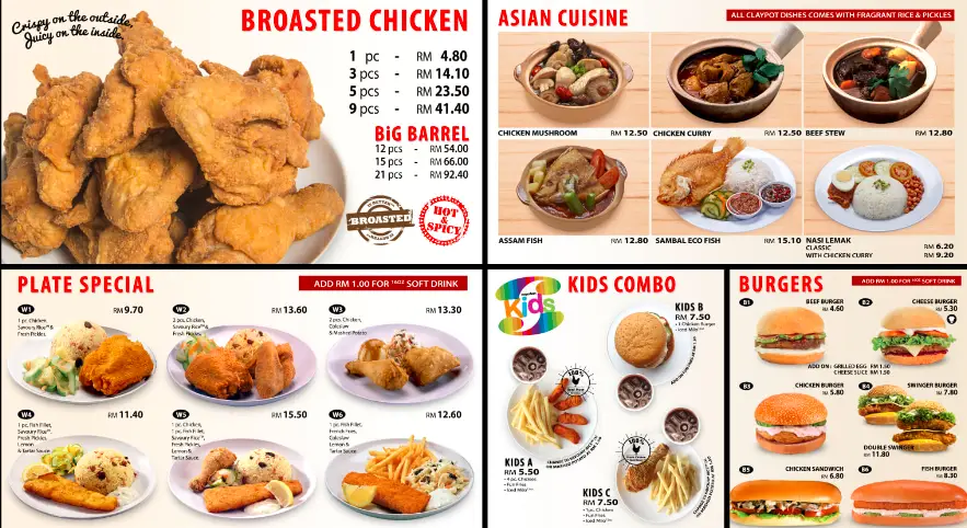 SUGARBUN MALAYSIA MENU PRICES 