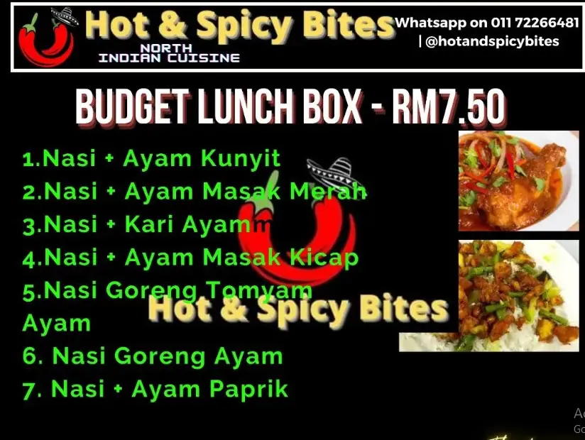 Spicy Bites Malaysia Menu Prices 