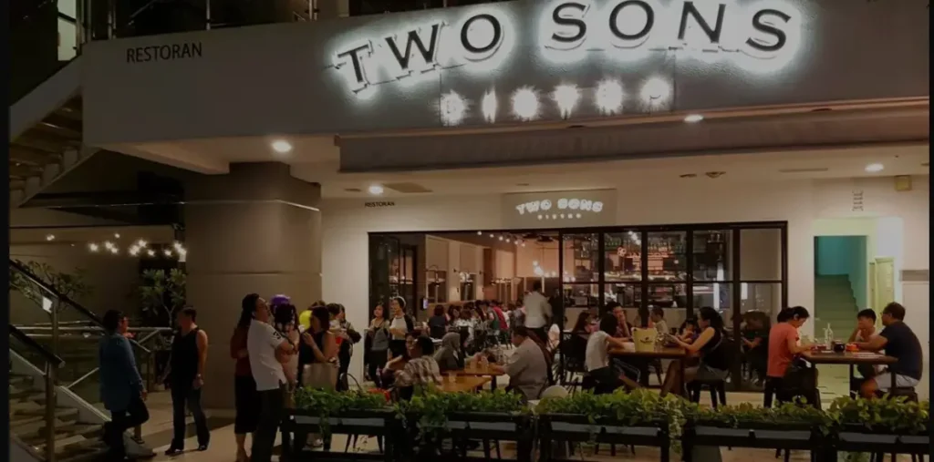 TWO SONS BISTRO MALAYSIA MENU PRICES UPDATED JAN 2024