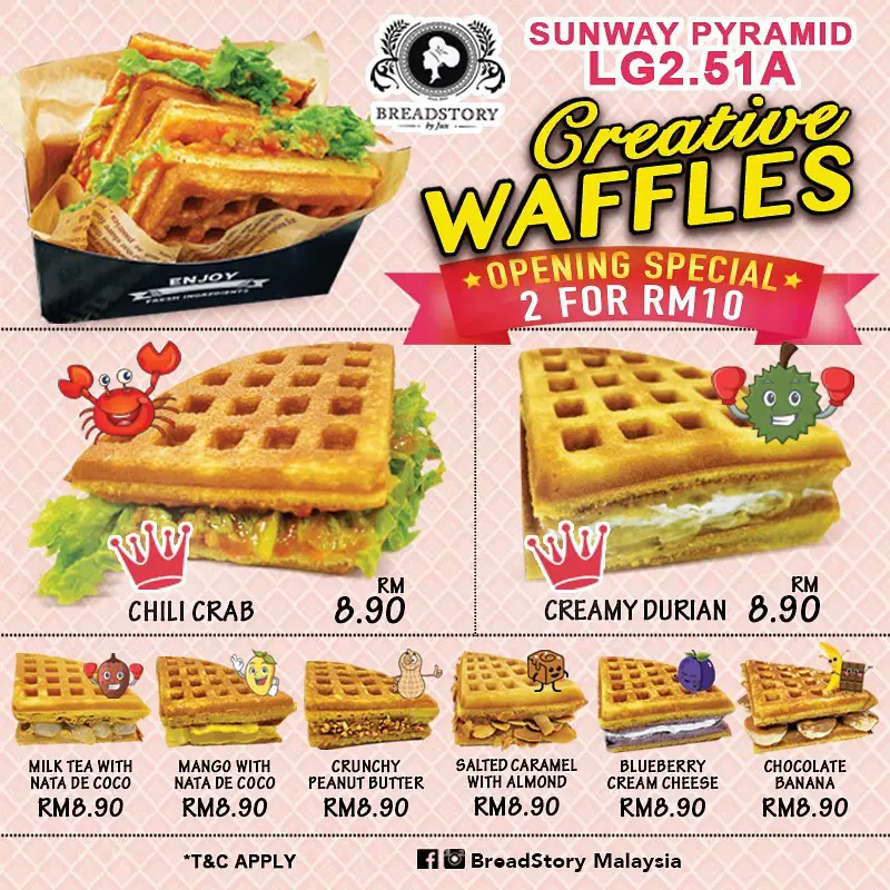 Waffle.my Malaysia Menu Prices