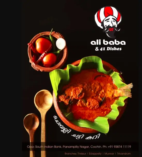 ALI BABA & 41 DISHES STARTERS MENU WITH PRICES