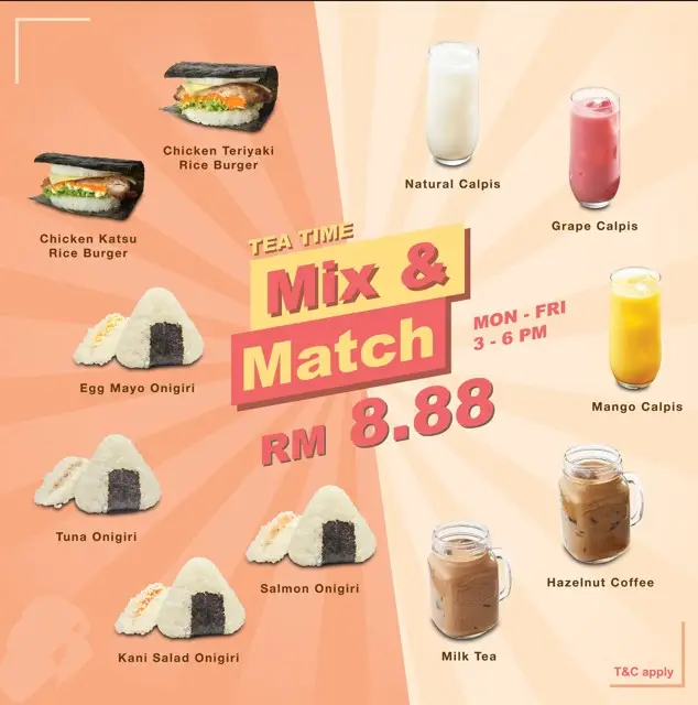 Burger & Sushi Malaysia Menu