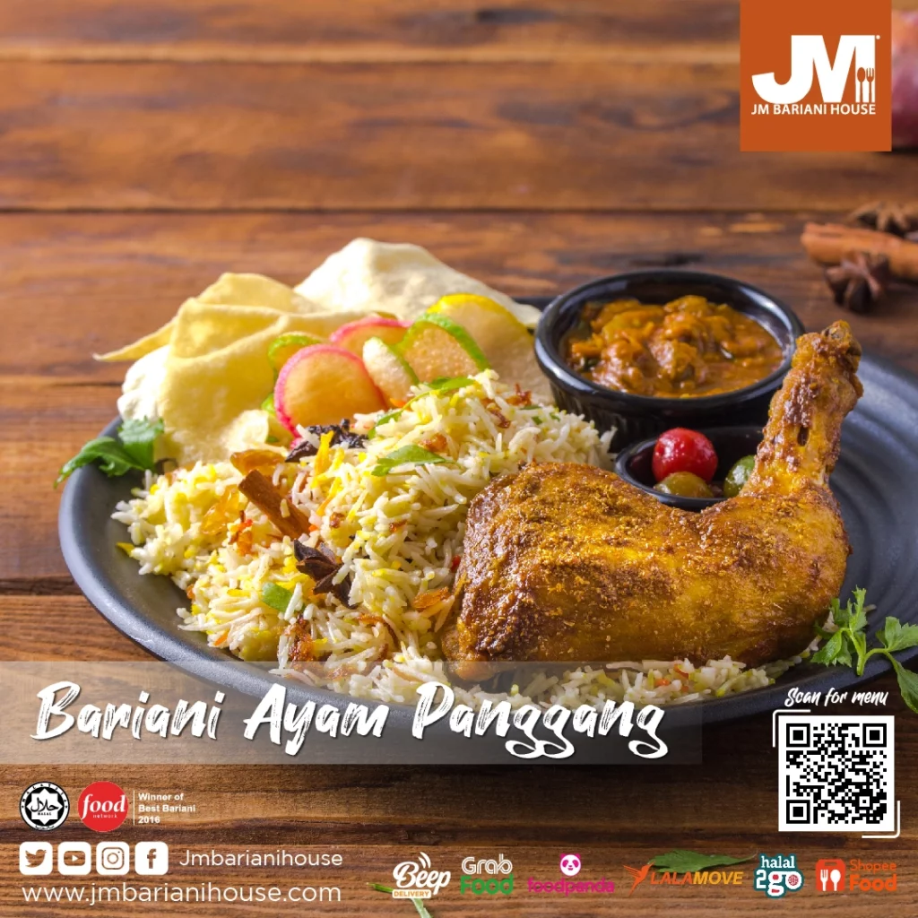 JM BARIANI MAINS MENU WITH PRICES