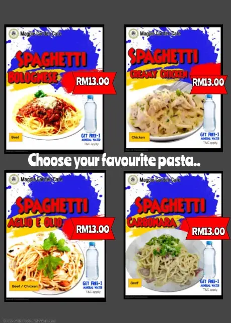 Magpie Malaysia Menu Prices