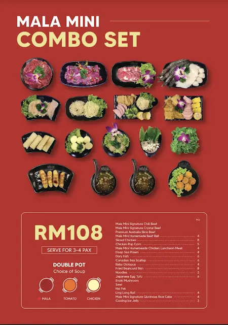 Mala Mala Malaysia Menu Prices