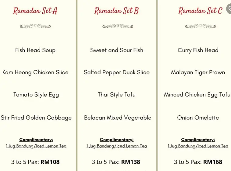 Colonial Cafe Malaysia Menu Prices Updated 
