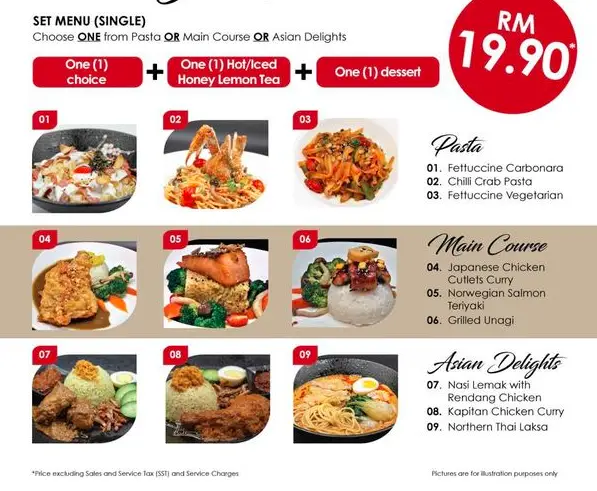 Delectable Malaysia Menu Prices 
